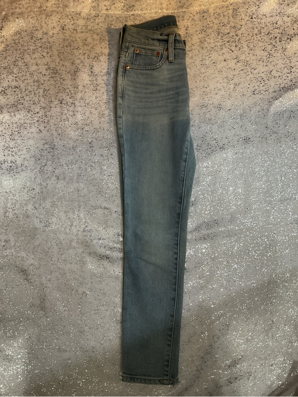 J. Crew Skinny Jeans in Washed Blue